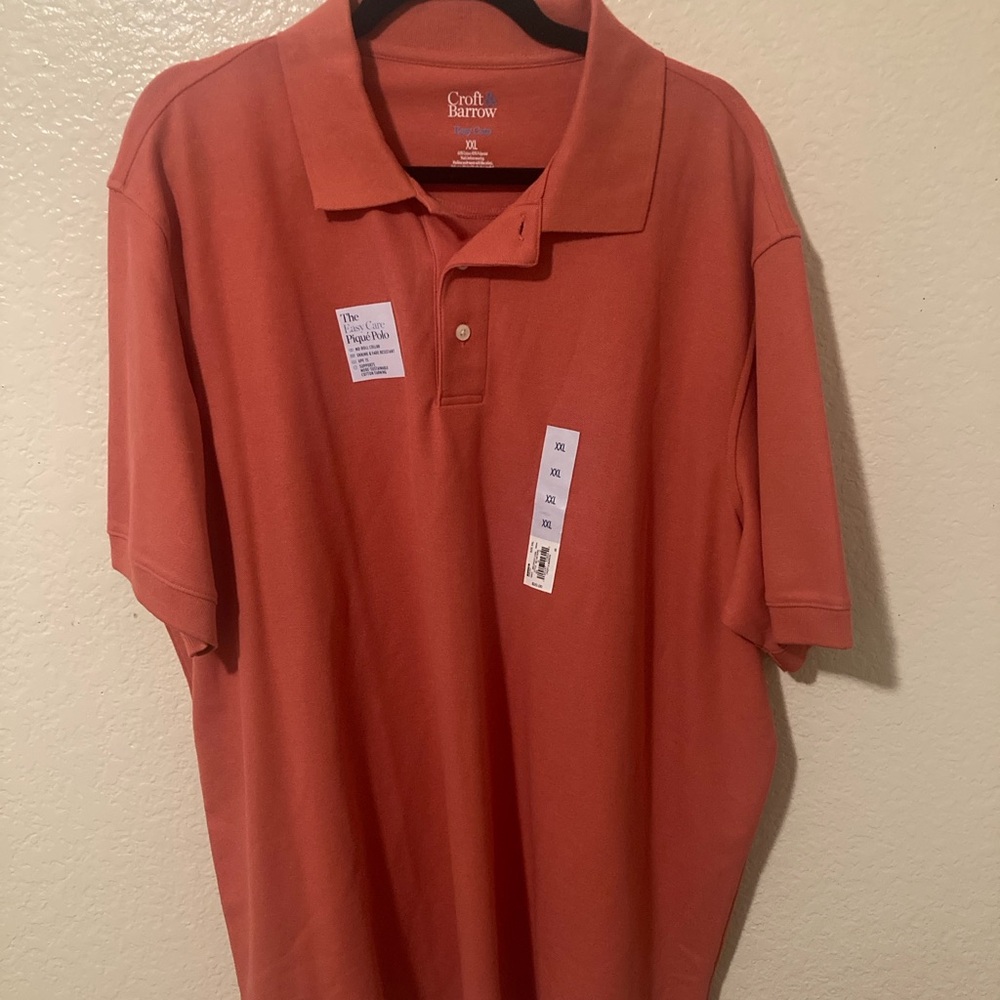 Croft & Barrow Men's Rust Polo Shirt
